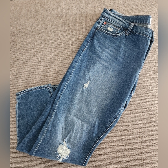 Hudson Jeans Denim - HUDSON DISTRESSED KRISTA SKINNY JEANS